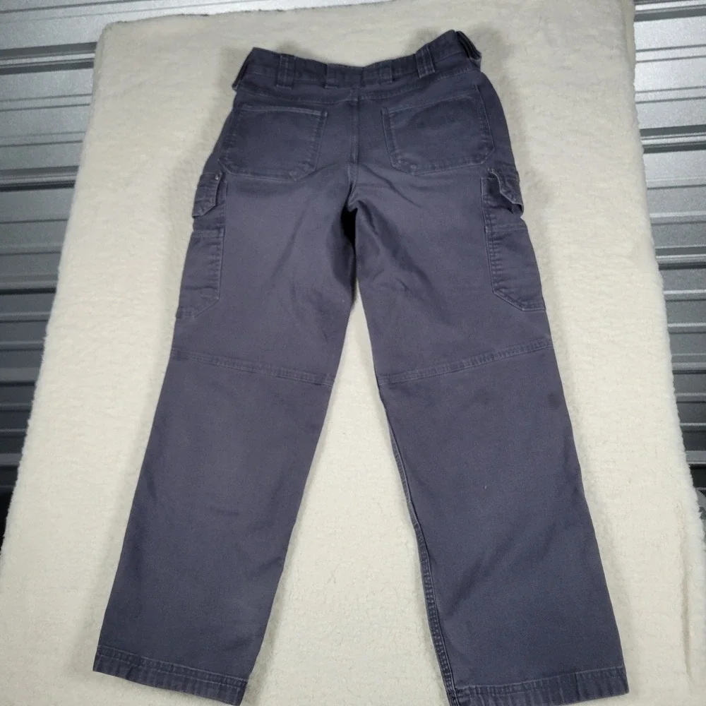 Duluth Trading Co Flex Fire Hose Cargo Pants Mens 32x30 Gray Workwear Utility - Picture 14 of 14
